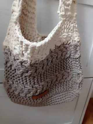 Bolso bandolera tejido