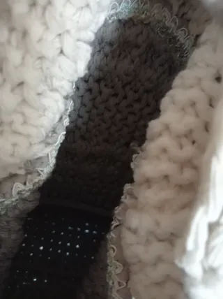 Bolso bandolera tejido