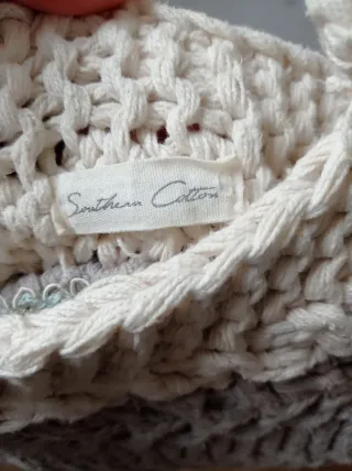 Bolso bandolera tejido