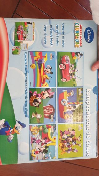 Puzzle Cubos Mickey Mouse Club House