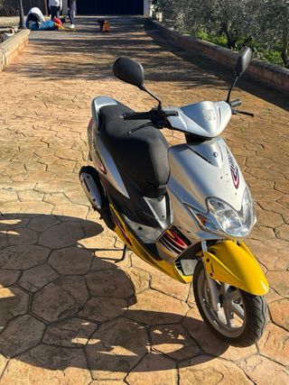 Yamaha Jog RR 2004 Plata/Amarillo