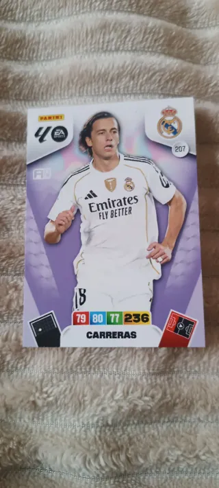 Cromo Panini Carreras 207 Real Madrid