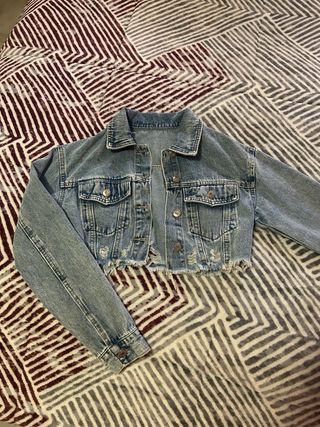 Chaqueta vaquera corta azul