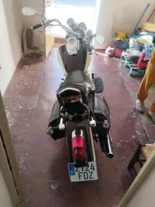 Daelim 125 Cruiser Beige/Marrón