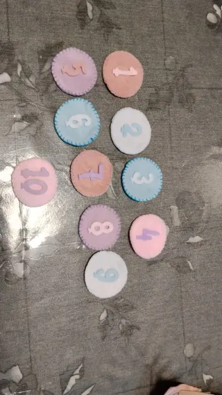 Coroncina compleanno con numeri 1-10