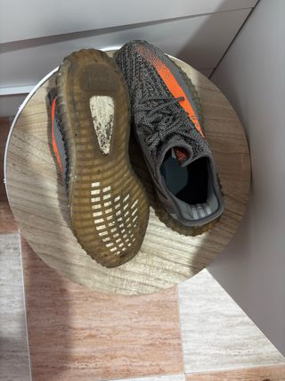 Adidas Yeezy Boost 350 Gris Naranja