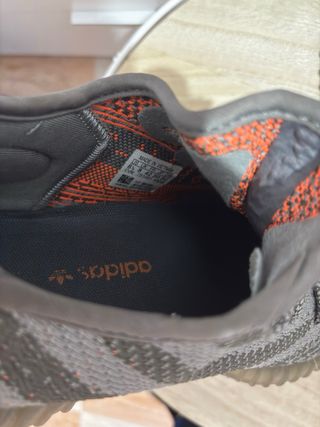 Adidas Yeezy Boost 350 Gris Naranja