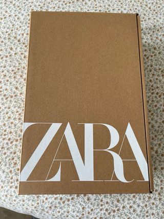 Zapatos Zara Piel Negros Talla 40.