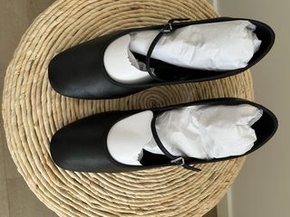 Zapatos Zara Piel Negros Talla 40.