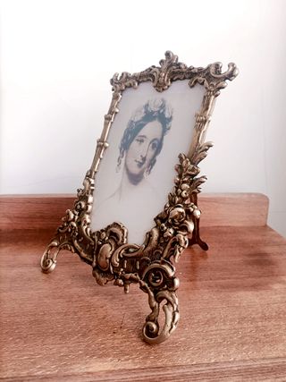 Portaretratos Francés Vintage Dorado