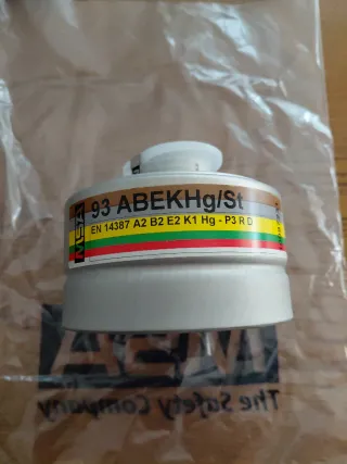 Máscara MSA con bote y filtro