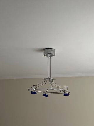 Lámparas modernas metalizadas años 2000