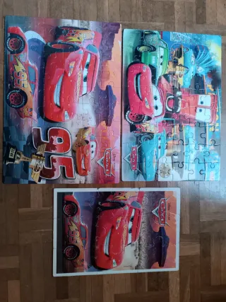 Puzzles y Juegos Cars 13 Puzzles + Domino + Memo