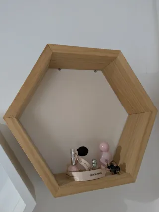 Estantería Panal de Abeja Madera