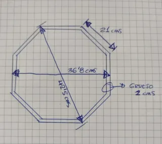 Estantería Panal de Abeja Madera