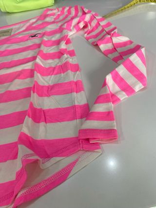 Camiseta Hollister Rayas Manga Larga Talla S