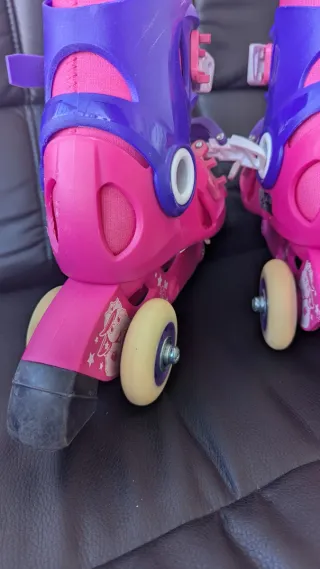 Patines Oxelo rosas y morados