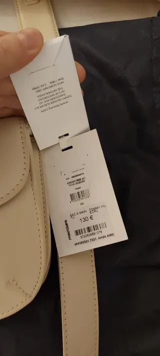 Borsa a tracolla Tommy Hilfiger beige