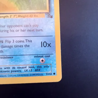 Psyduck Pokémon 1ª edición