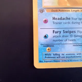 Psyduck Pokémon 1ª edición