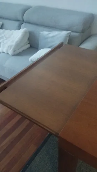 Mesa comedor extensible 135x90 + 4 sillas