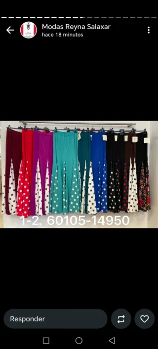 Falda flamenca lunares