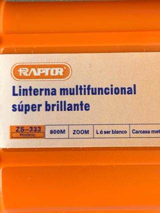 Linterna multifuncional súper brillante