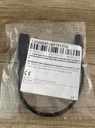 Adaptador Jack 3.5mm a USB Hembra