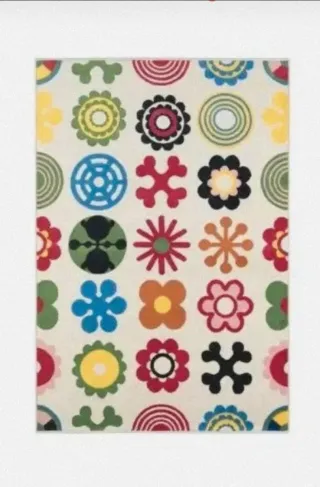 Tappeto cameretta bambini fantasia fiori