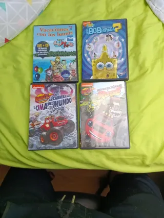 Lote 4 Películas DVD Infantiles (Español)