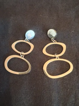 Pendientes mujer dorados y plateados