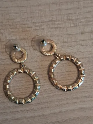 Pendientes mujer dorados y plateados