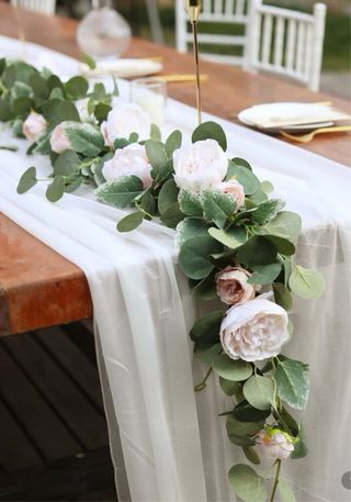 9 Guirnaldas/vid de Flores Artificiales.