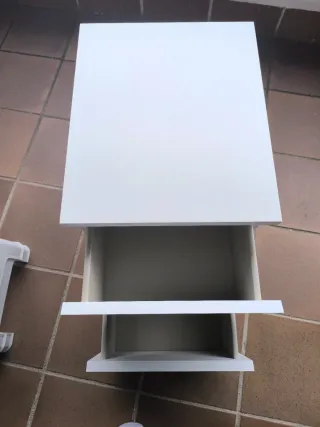 Comodino IKEA MALM bianco