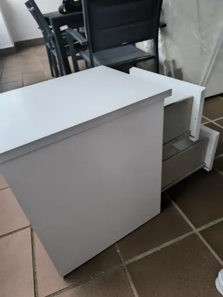 Comodino IKEA MALM bianco