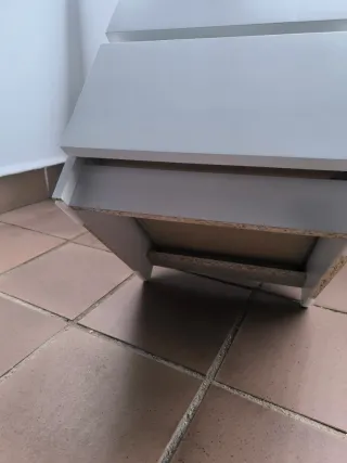 Comodino IKEA MALM bianco