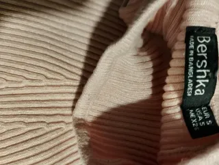 Jersey rosa cuello alto