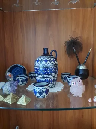 Lote Decorativo Ceramica e Pietra