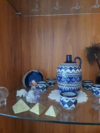 Lote Decorativo Ceramica e Pietra