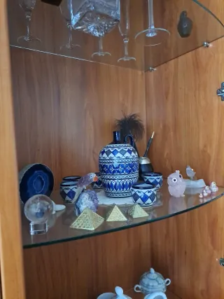 Lote Decorativo Ceramica e Pietra