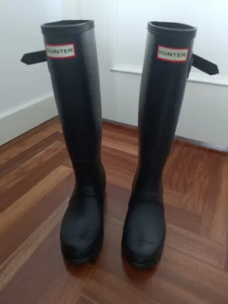 Botas Hunter mujer negras talla 37