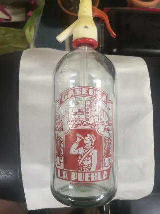 Botella Sifón Gaseosa La Puebla