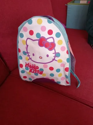 Mochila Hello Kitty Lunares