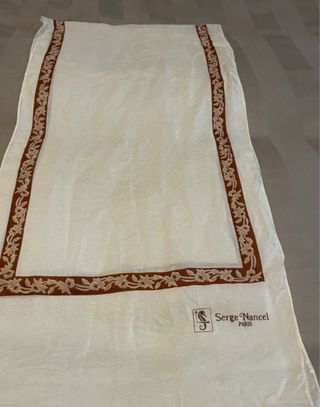 Pañuelo Serge Nacel Beige y Marrón