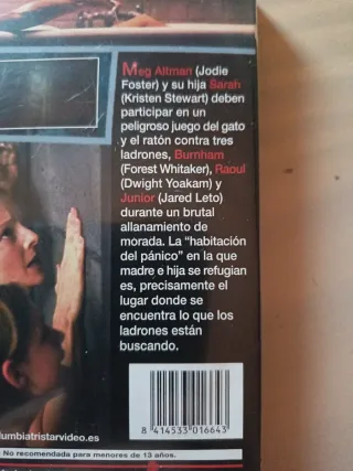 DVD La Habitación del Pánico