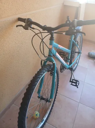 Bicicleta azul niña/o