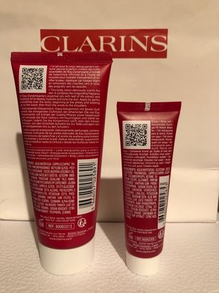 Clarins eau dynamisante lait corps e gel douche