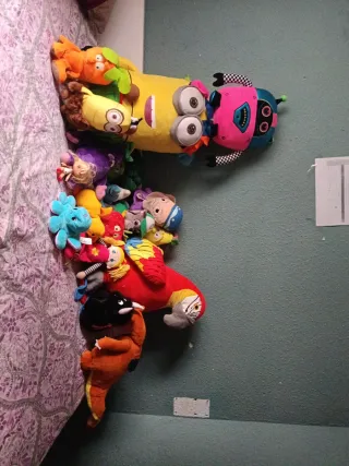 Lote Peluches Dibujos Animados