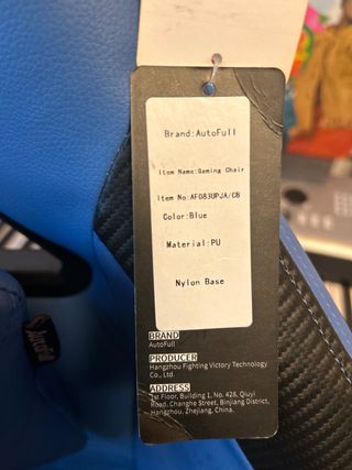 Silla Gamer AutoFull Azul
