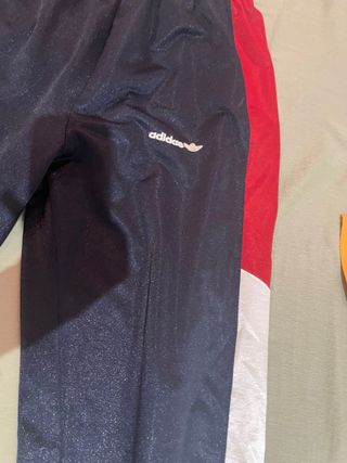 Pantalón Adidas Negro Rojo Blanco Turquesa